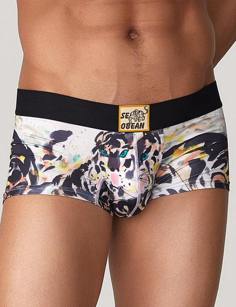 Tiger Pattern Boxer Brief 220204