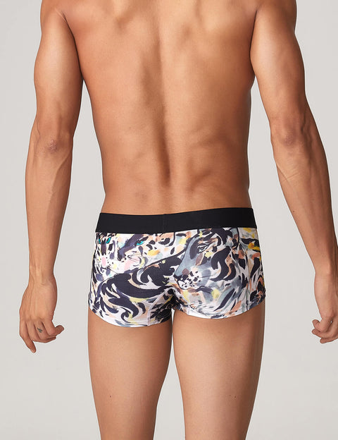 Tiger Pattern Boxer Brief 220204