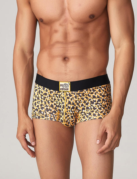 Tiger Pattern Boxer Brief 220204