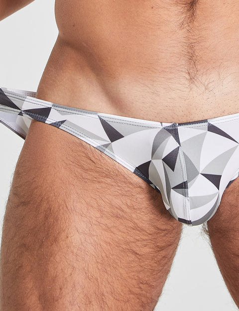 Low Rise Color Block Bikini Brief 220101