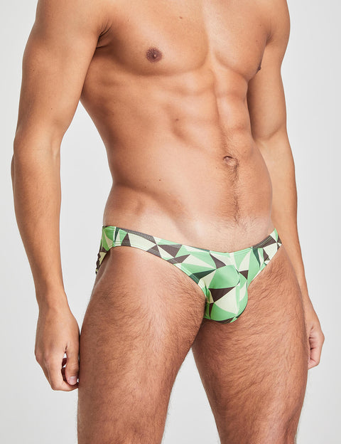 Low Rise Color Block Bikini Brief 220101