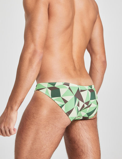 Low Rise Color Block Bikini Brief 220101