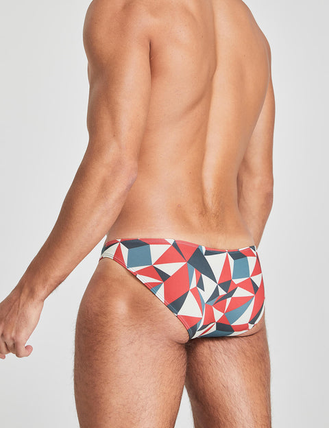 Low Rise Color Block Bikini Brief 220101