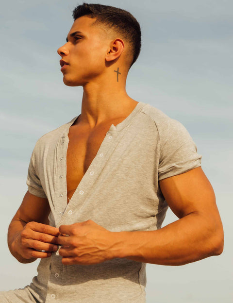 Solid Soft Union Suit 9703