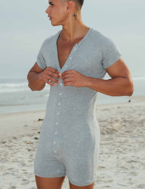 Solid Soft Union Suit 9703