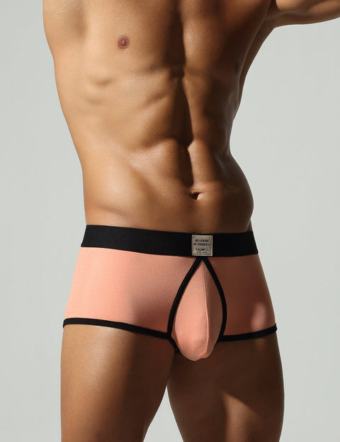 Contrast Trim Boxer Briefs – Soft Stretch Pouch Underwear 26201