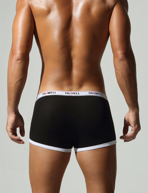 Ribbed Boxer Briefs with Functional Opening 26202