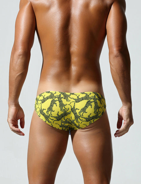 Leopard Print Low Rise Bikini Briefs 260103
