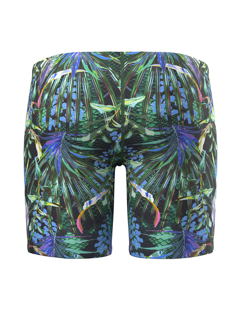 Tropical Jungle Long Leg Swim Trunk 260801