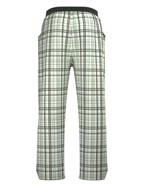 Classic Plaid Cotton Lounge Pants 260505