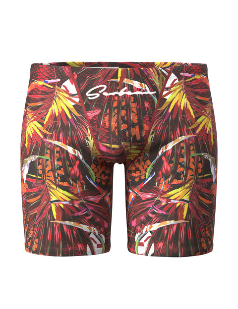 Tropical Jungle Long Leg Swim Trunk 260801