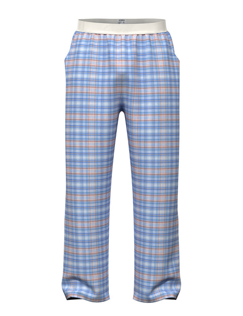 Classic Plaid Cotton Lounge Pants 260505