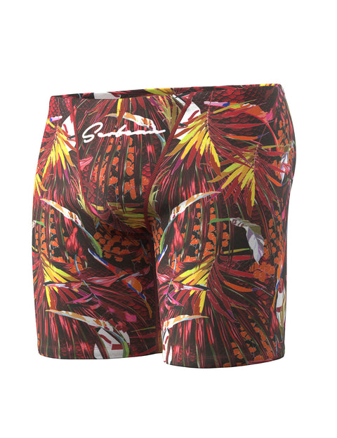Tropical Jungle Long Leg Swim Trunk 260801