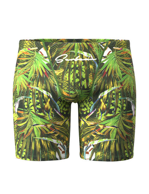 Tropical Jungle Long Leg Swim Trunk 260801