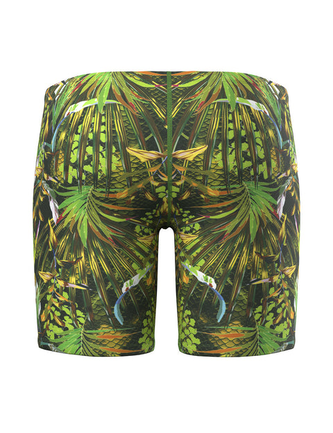 Tropical Jungle Long Leg Swim Trunk 260801