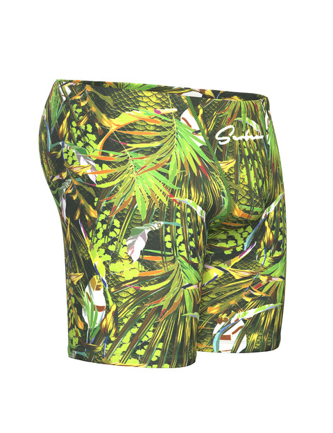 Tropical Jungle Long Leg Swim Trunk 260801