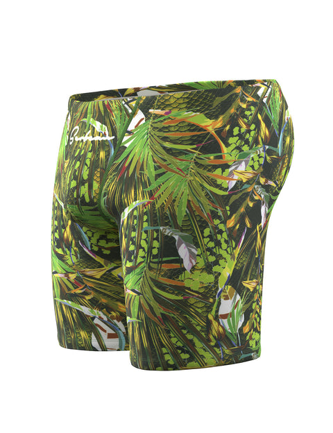 Tropical Jungle Long Leg Swim Trunk 260801