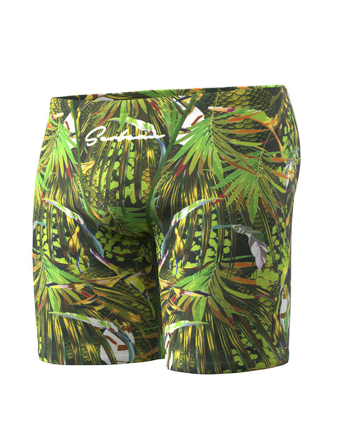 Tropical Jungle Long Leg Swim Trunk 260801