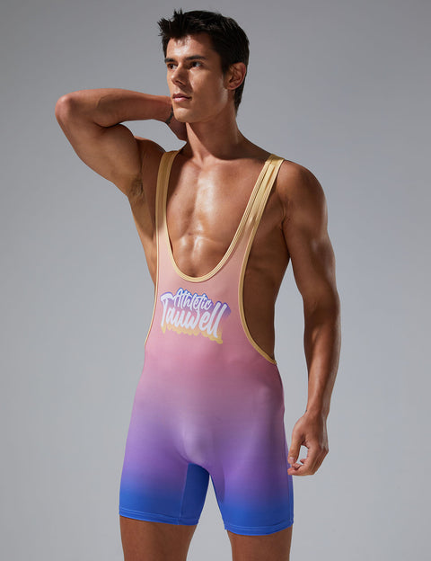 Gradient Fitness Wrestling Singlet Bodysuit 24707