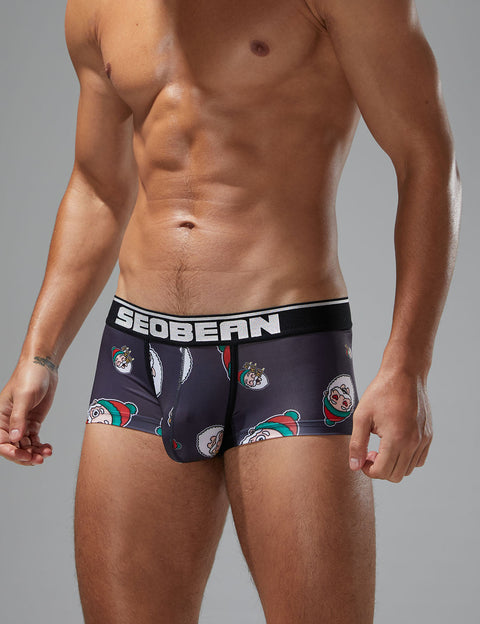 Christmas Boxer Brief 250207 Black