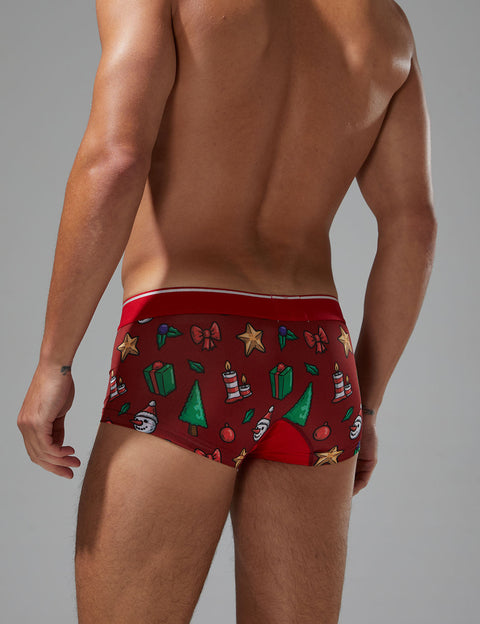 Christmas Boxer Brief 250207 Red