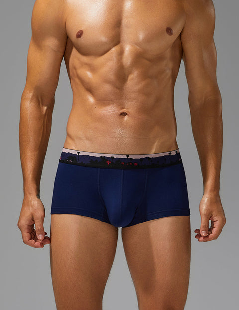 Landscape Print Waistband Boxer Briefs 260202