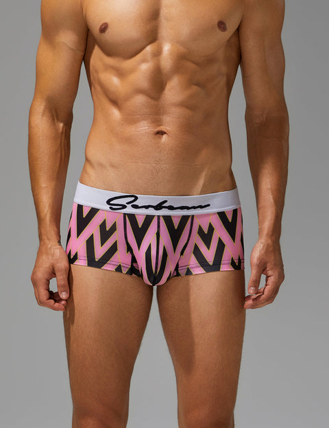 Geometric Print Boxer Briefs 260203