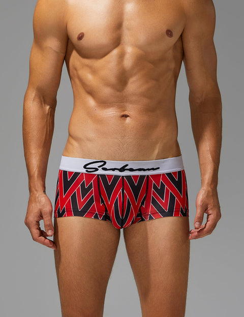 Geometric Print Boxer Briefs 260203