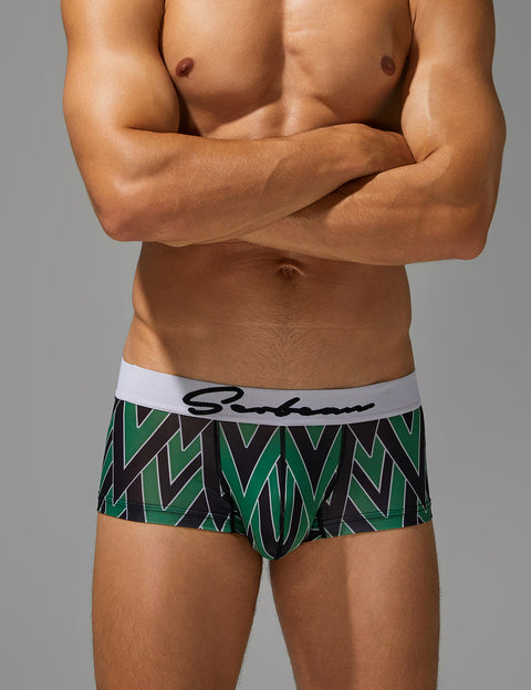Geometric Print Boxer Briefs 260203