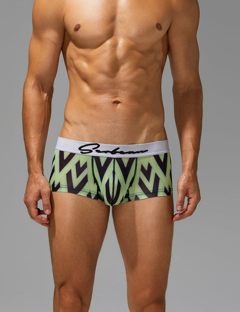 Geometric Print Boxer Briefs 260203