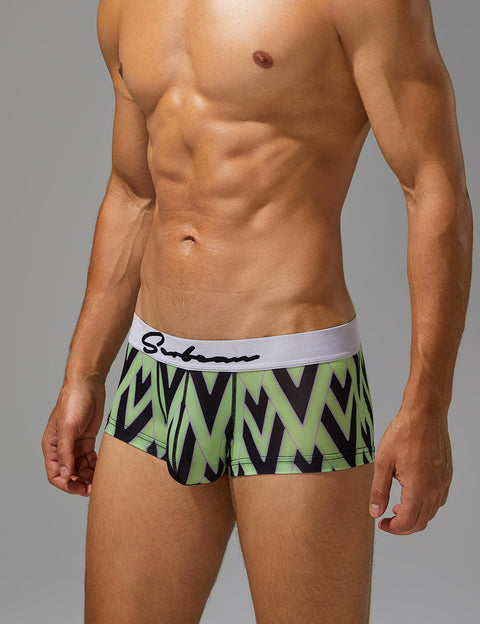 Geometric Print Boxer Briefs 260203