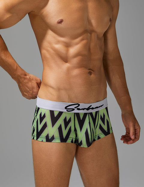 Geometric Print Boxer Briefs 260203