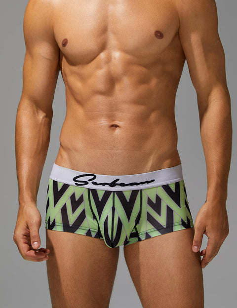 Geometric Print Boxer Briefs 260203