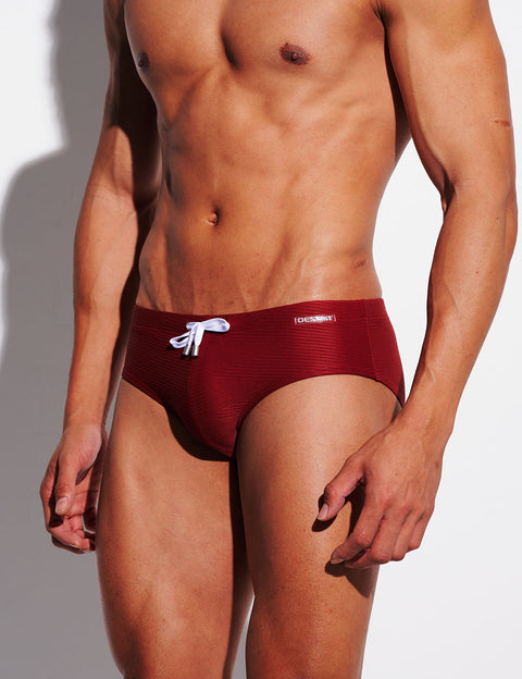 Ripple Texture Low-Rise Swim Briefs S3632