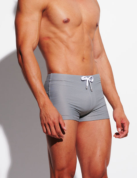 Textured Push-Up Swim Trunks S4630