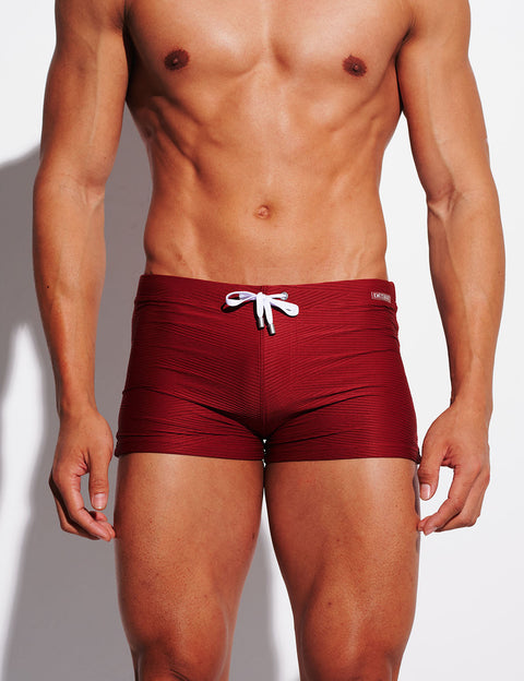 Textured Push-Up Swim Trunks S4630
