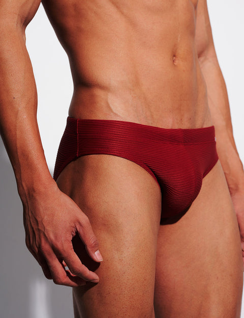 Textured Push-Up Swim Briefs S3631