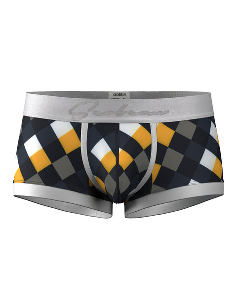 Retro Harlequin Print Boxer Briefs 260208