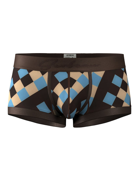 Retro Harlequin Print Boxer Briefs 260208