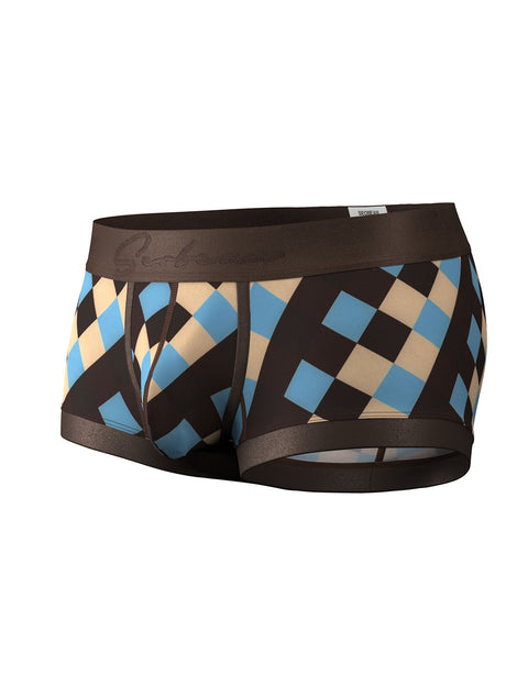 Retro Harlequin Print Boxer Briefs 260208