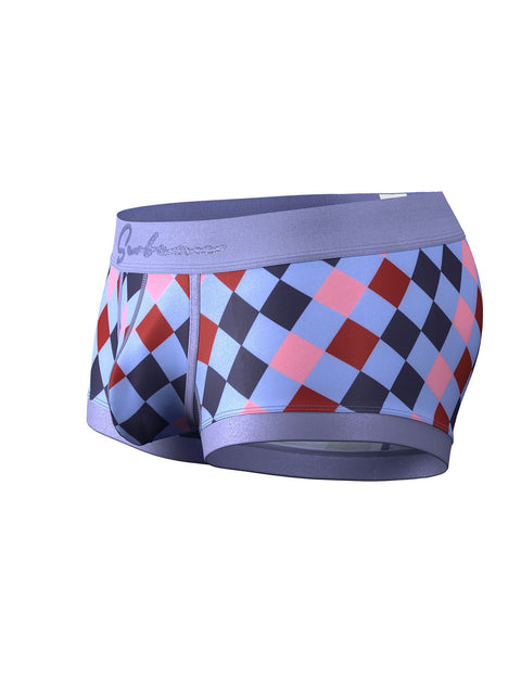 Retro Harlequin Print Boxer Briefs 260208