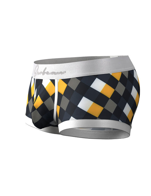 Retro Harlequin Print Boxer Briefs 260208