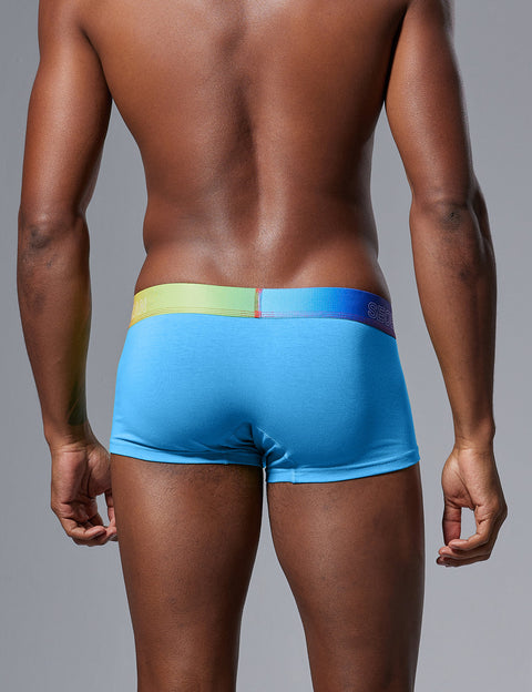 Color Pop Cotton Boxer Briefs – Gradient Waistband 260207