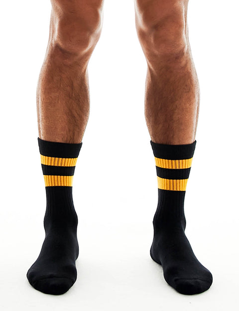 Double Stripe Crew Socks SINGLE-PACK