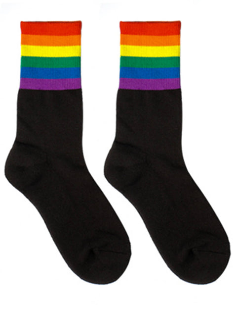 Rainbow Crew Socks SINGLE-PACK