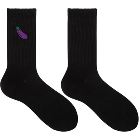 🍌🍑🍆 Thin Crew Socks SINGLE-PACK