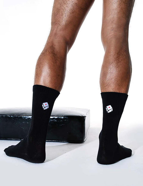 Dice Thin Crew Socks