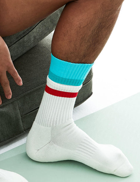 Warm White Crew Socks SINGLE-PACK