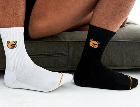 Blindfolded Bear Sport Crew Socks SINGLE-PACK