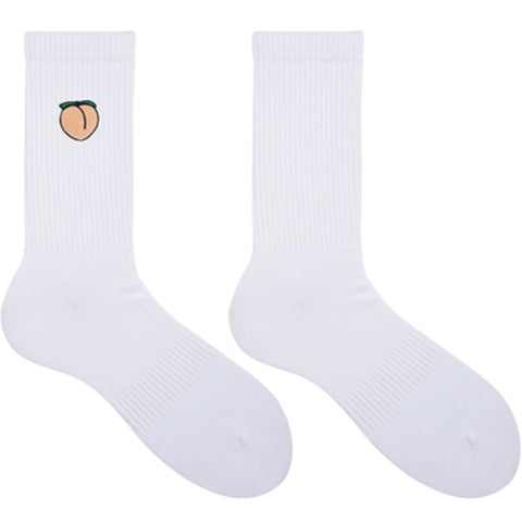 🍌🍑🍆 Thin Crew Socks SINGLE-PACK